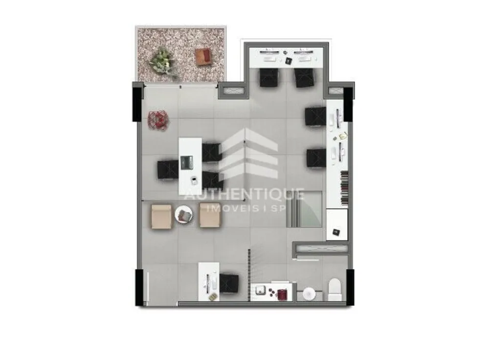 Sala-Conjunto, 56 m² - Foto 22