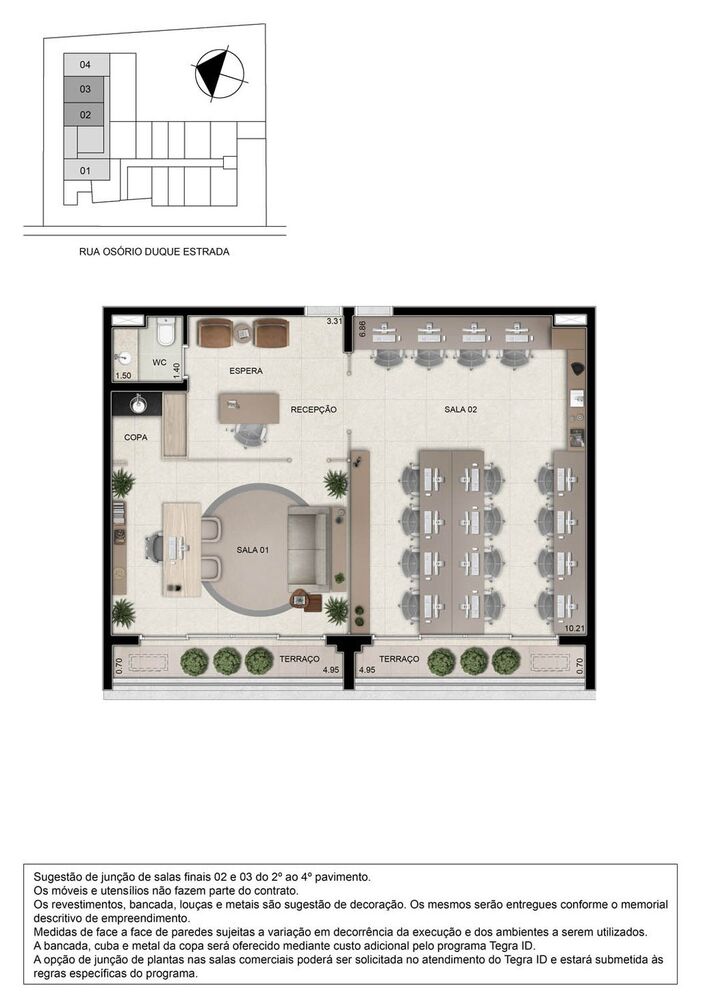 Sala-Conjunto, 43 m² - Foto 12