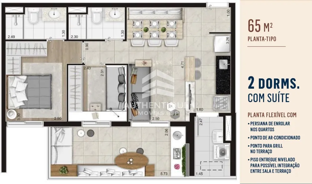 Apartamento, 3 quartos, 77 m² - Foto 15