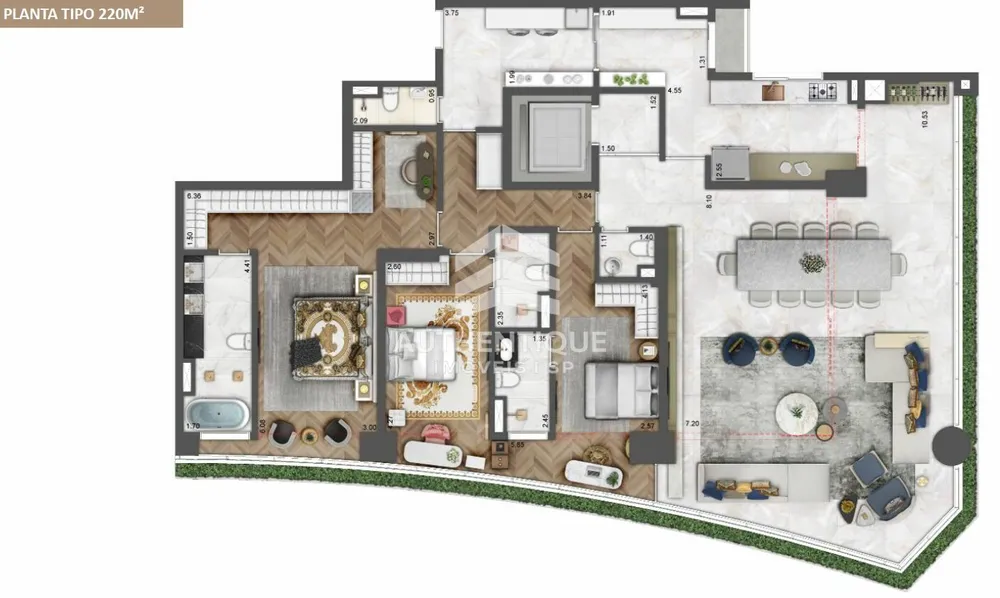 Apartamento, 3 quartos, 150 m² - Foto 7