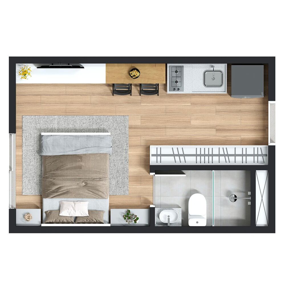 Apartamento, 3 quartos, 51 m² - Foto 28