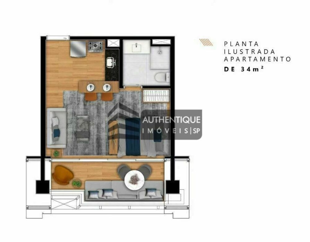 Apartamento, 1 quarto, 95 m² - Foto 33
