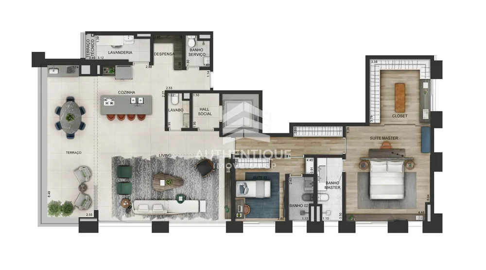 Apartamento, 3 quartos, 243 m² - Foto 20