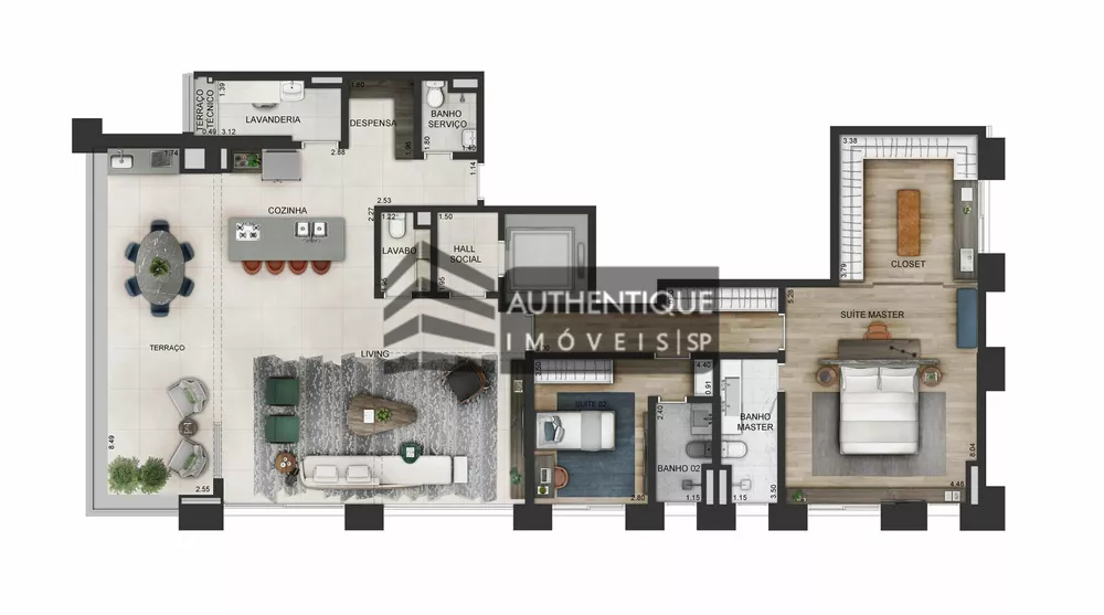 Apartamento, 3 quartos, 243 m² - Foto 8