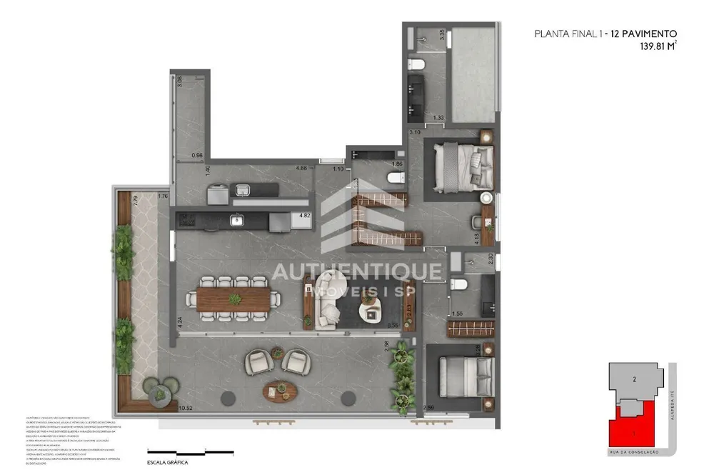 Apartamento, 2 quartos, 77 m² - Foto 16
