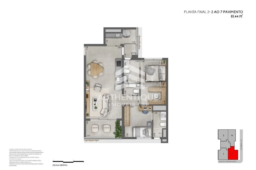 Apartamento, 2 quartos, 77 m² - Foto 17