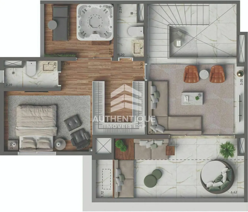 Apartamento, 3 quartos, 131 m² - Foto 1