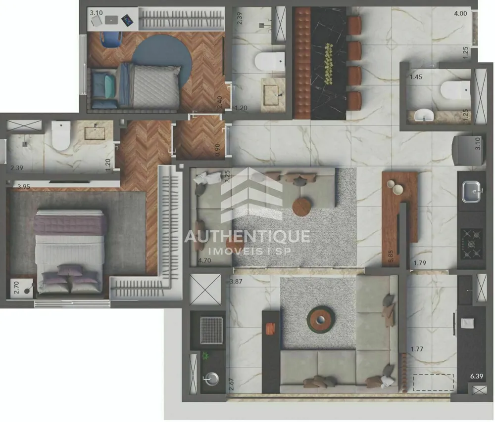 Apartamento, 3 quartos, 131 m² - Foto 10