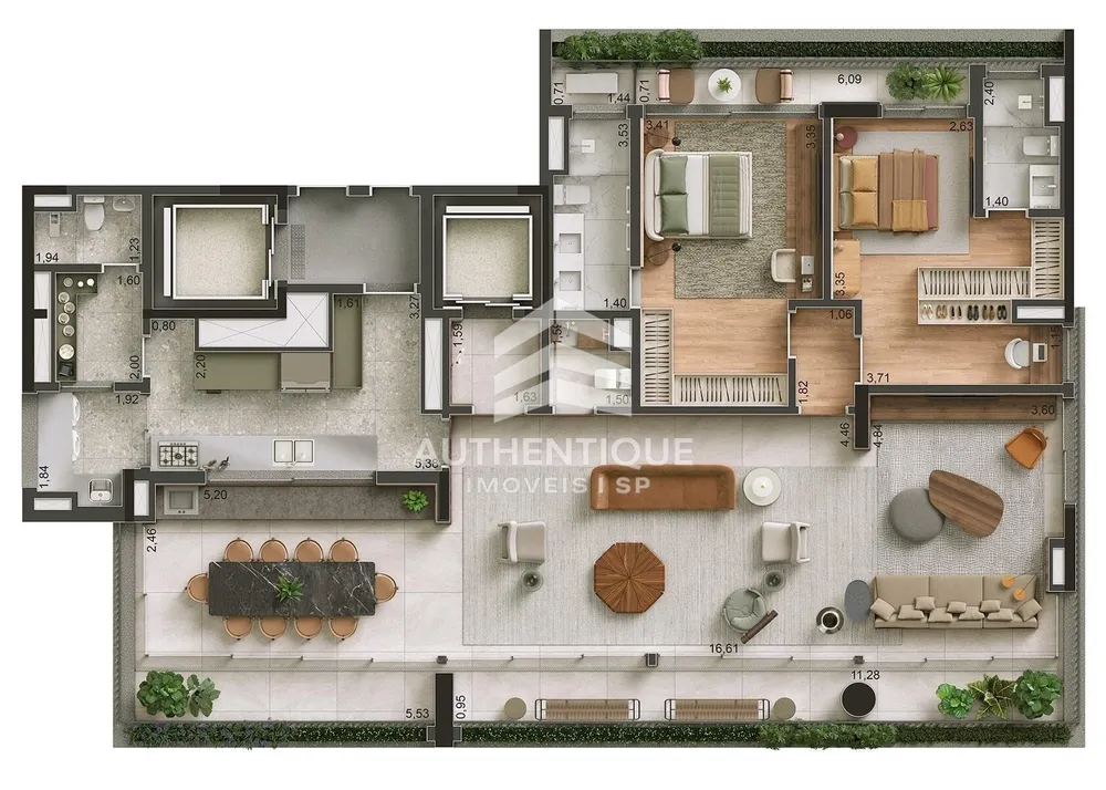 Cobertura, 3 quartos, 405 m² - Foto 21