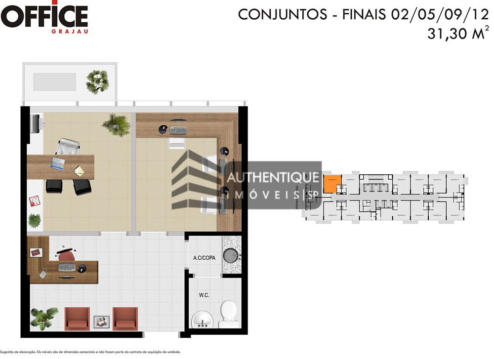 Sala-Conjunto, 33 m² - Foto 7