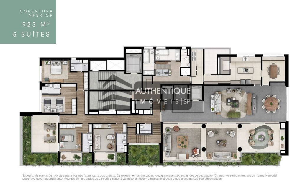 Apartamento, 5 quartos, 500 m² - Foto 3