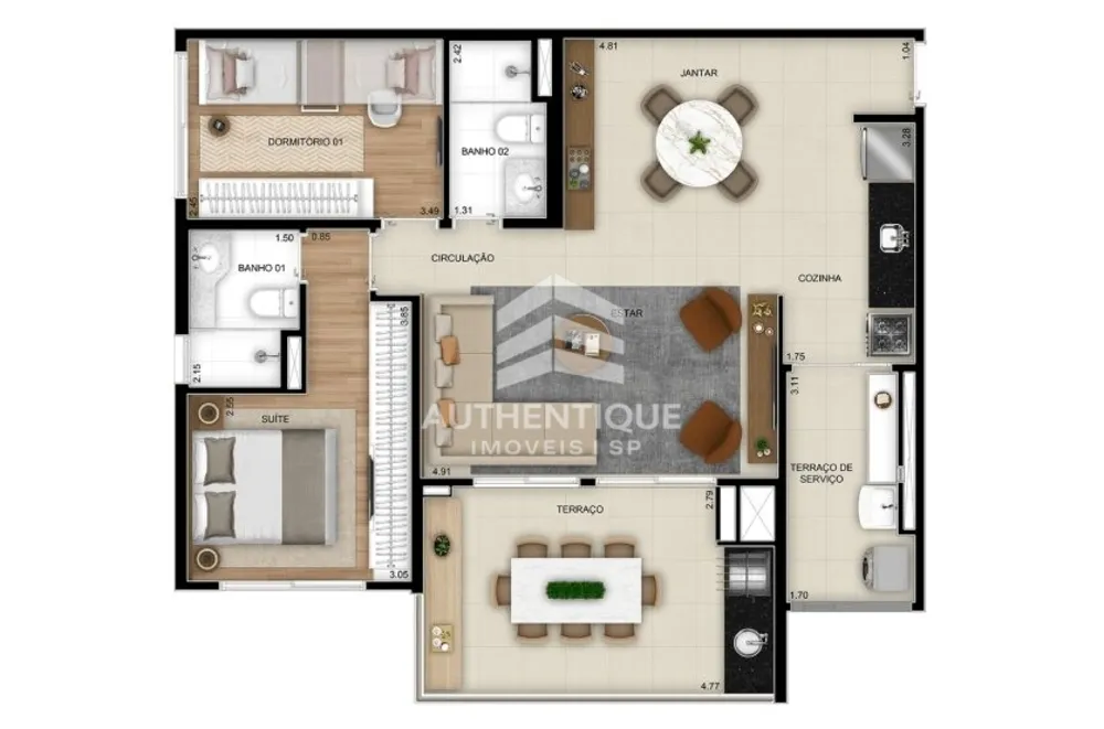 Apartamento, 3 quartos, 84 m² - Foto 11