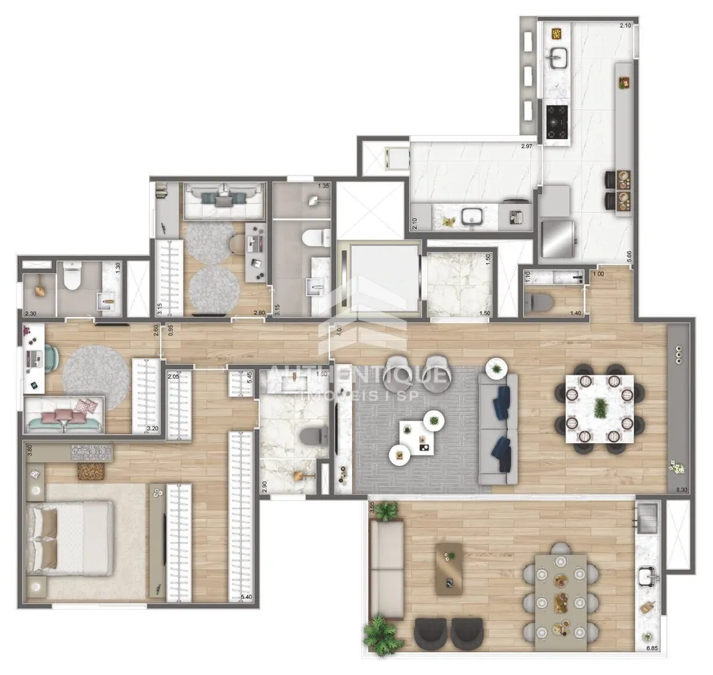 Apartamento, 3 quartos, 121 m² - Foto 12