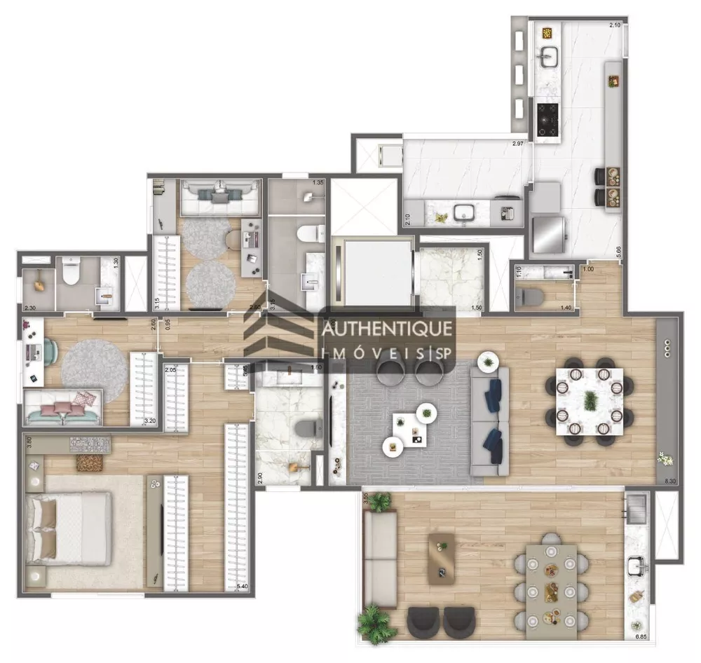 Apartamento, 3 quartos, 155 m² - Foto 25