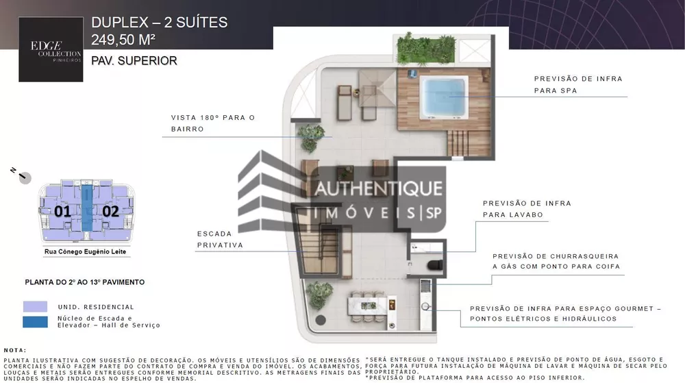 Apartamento à venda com 2 quartos, 145m² - Foto 16