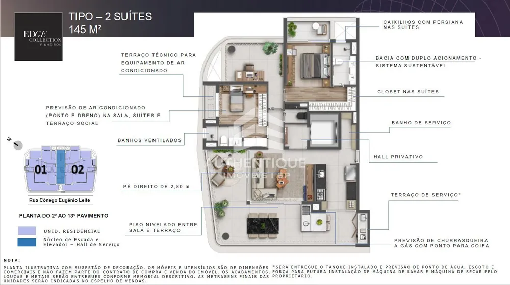 Apartamento, 2 quartos, 145 m² - Foto 26