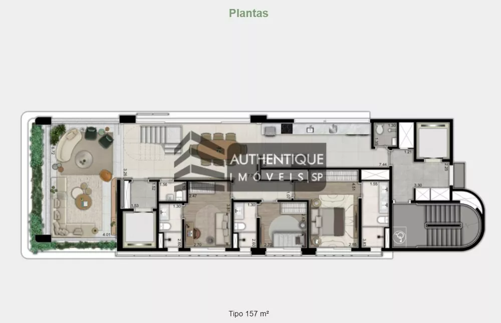 Apartamento, 3 quartos, 157 m² - Foto 10