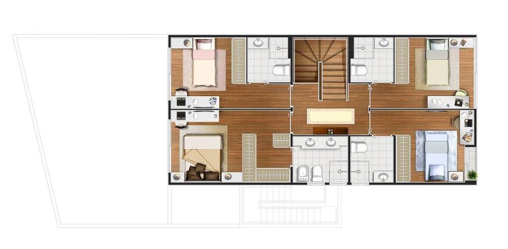 Casa de Condomínio, 4 quartos - Foto 46