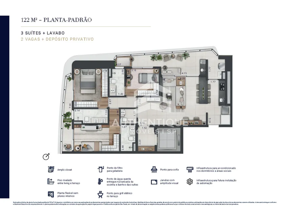 Cobertura, 4 quartos, 288 m² - Foto 14