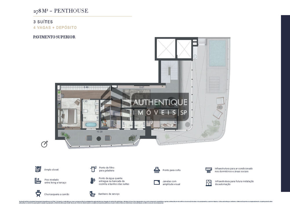 Apartamento, 3 quartos, 107 m² - Foto 8