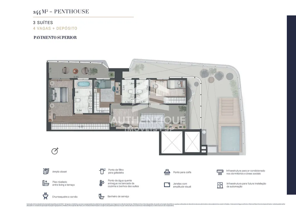 Apartamento, 3 quartos, 107 m² - Foto 9
