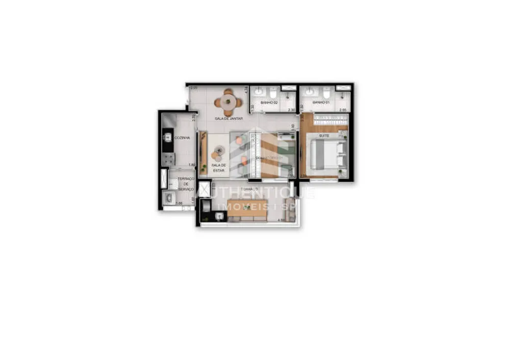 Apartamento, 2 quartos, 65 m² - Foto 7
