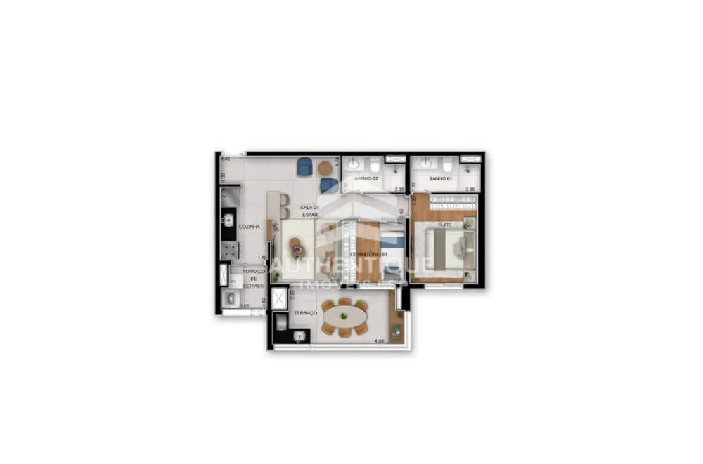 Apartamento, 2 quartos, 65 m² - Foto 8