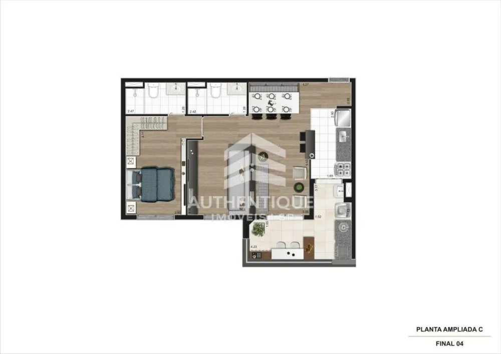 Apartamento, 2 quartos, 72 m² - Foto 14