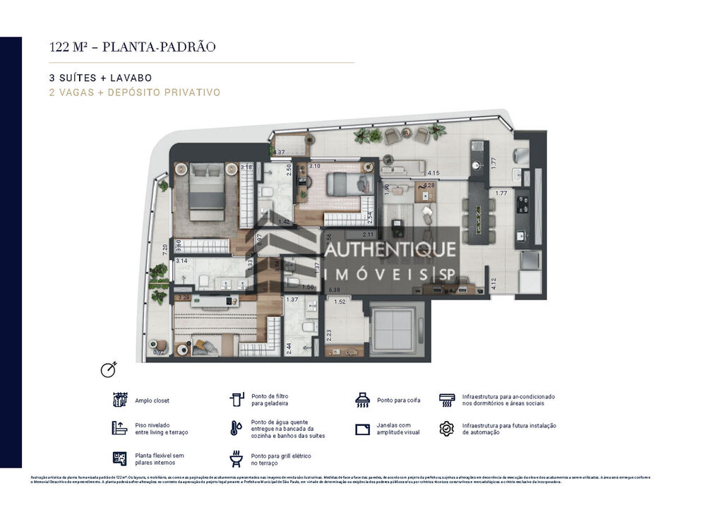 Cobertura, 4 quartos, 244 m² - Foto 6
