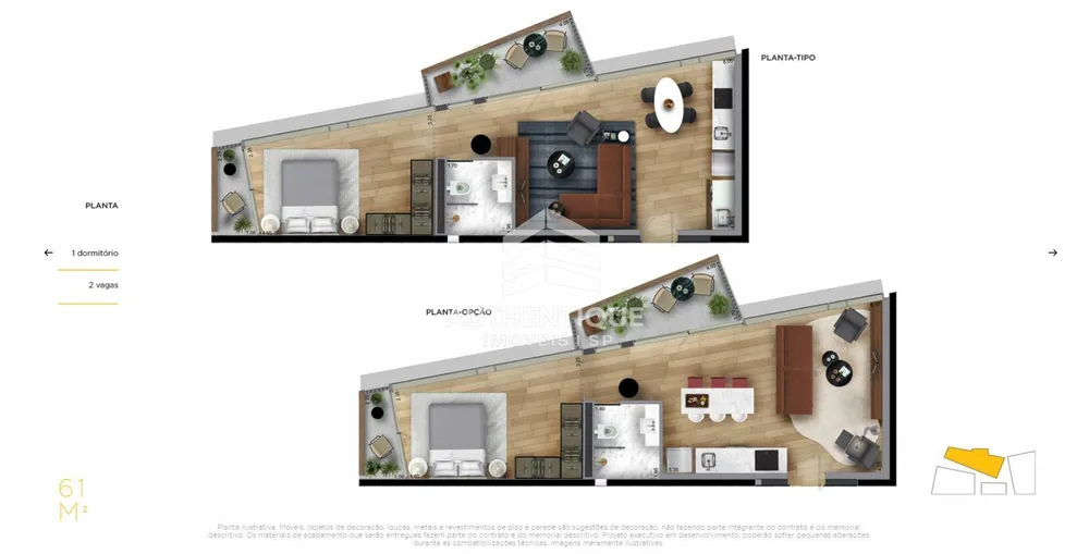 Apartamento, 1 quarto, 61 m² - Foto 19