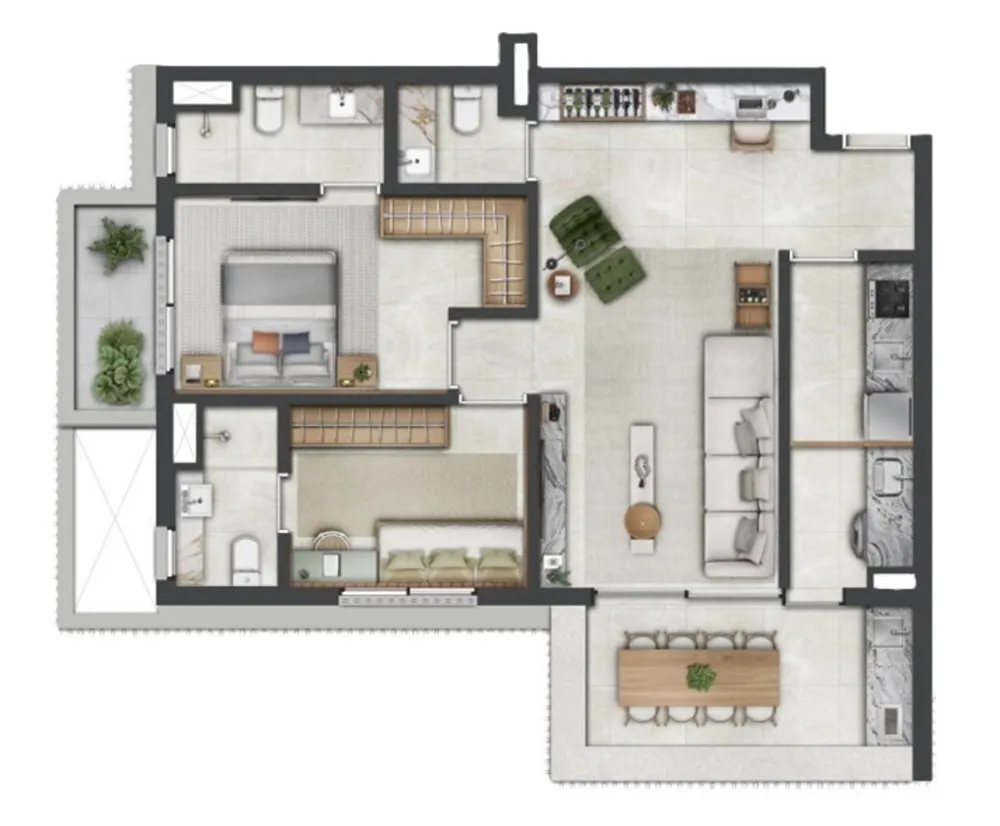 Apartamento, 2 quartos, 82 m² - Foto 5