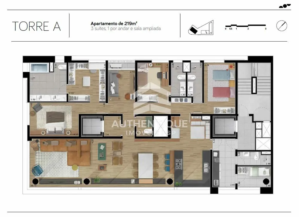 Apartamento, 3 quartos, 219 m² - Foto 15