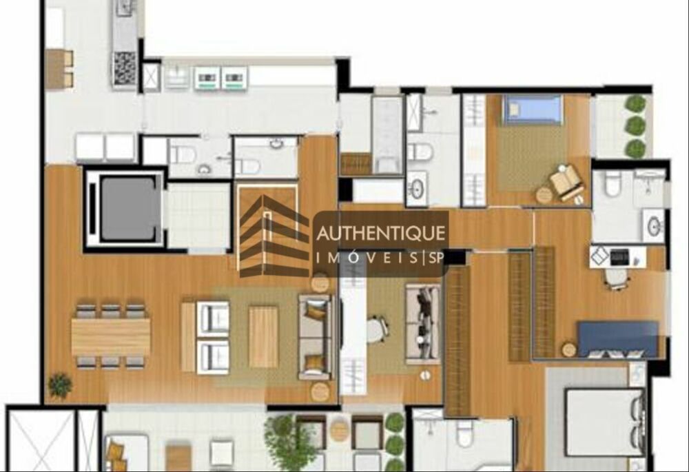 Apartamento, 3 quartos, 121 m² - Foto 1