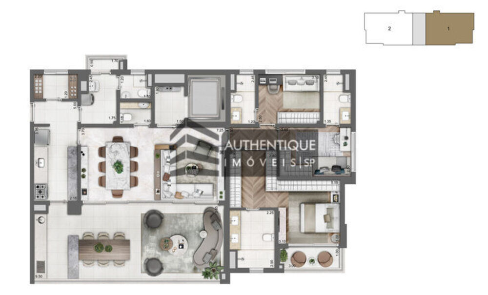 Cobertura à venda com 4 quartos, 329m² - Foto 6
