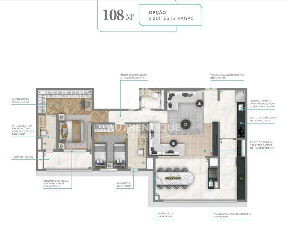 Apartamento, 3 quartos, 188 m² - Foto 8