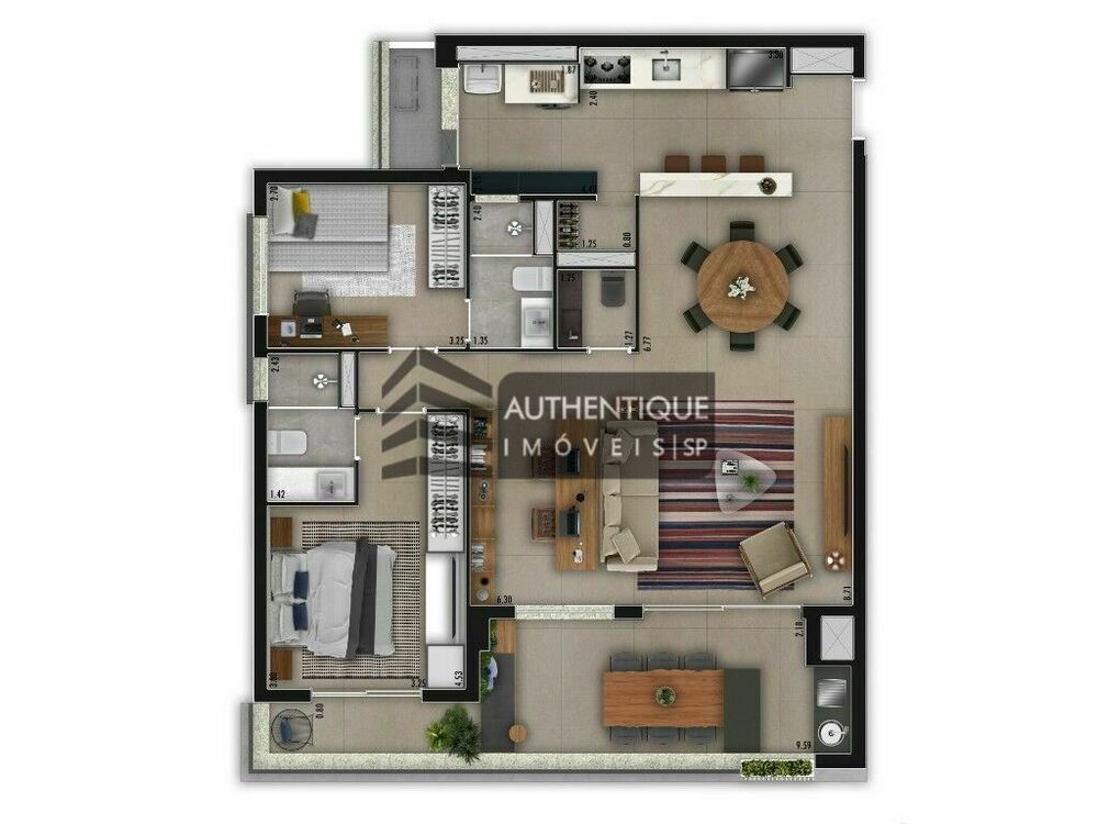 Apartamento, 3 quartos, 115 m² - Foto 4