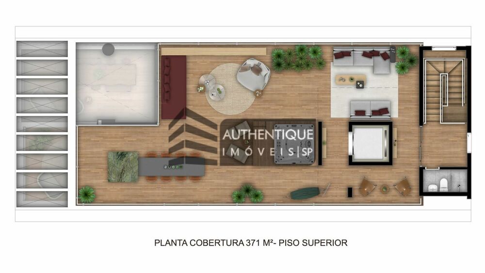 Cobertura, 3 quartos, 348 m² - Foto 1