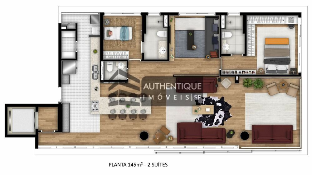 Cobertura, 3 quartos, 348 m² - Foto 4