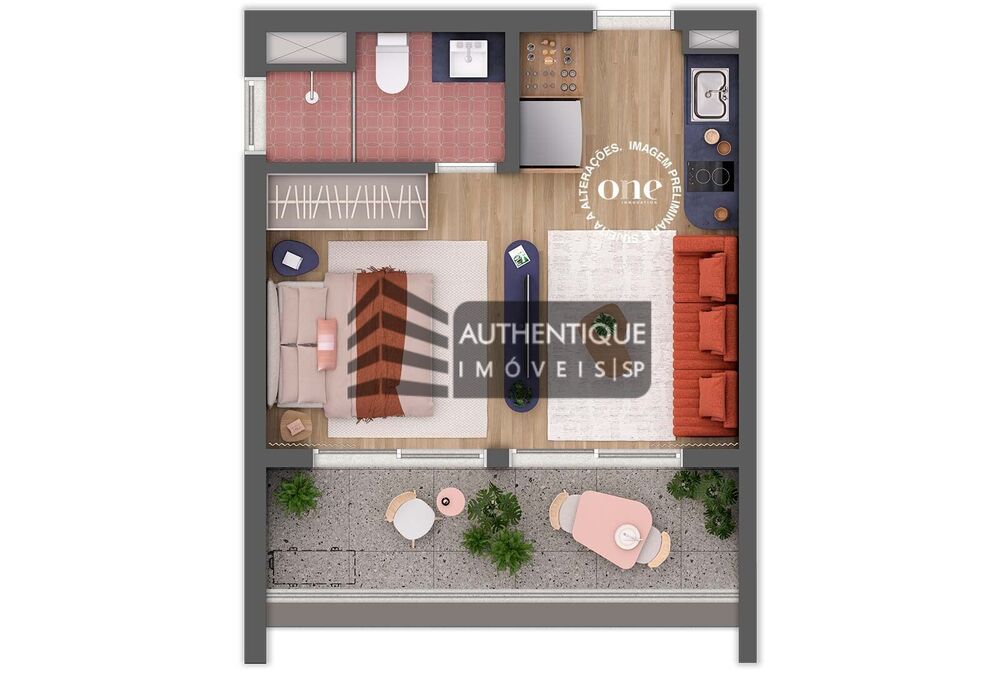 Apartamento, 1 quarto, 47 m² - Foto 15