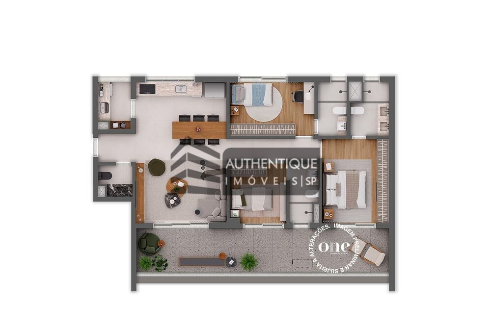 Apartamento, 1 quarto, 47 m² - Foto 25