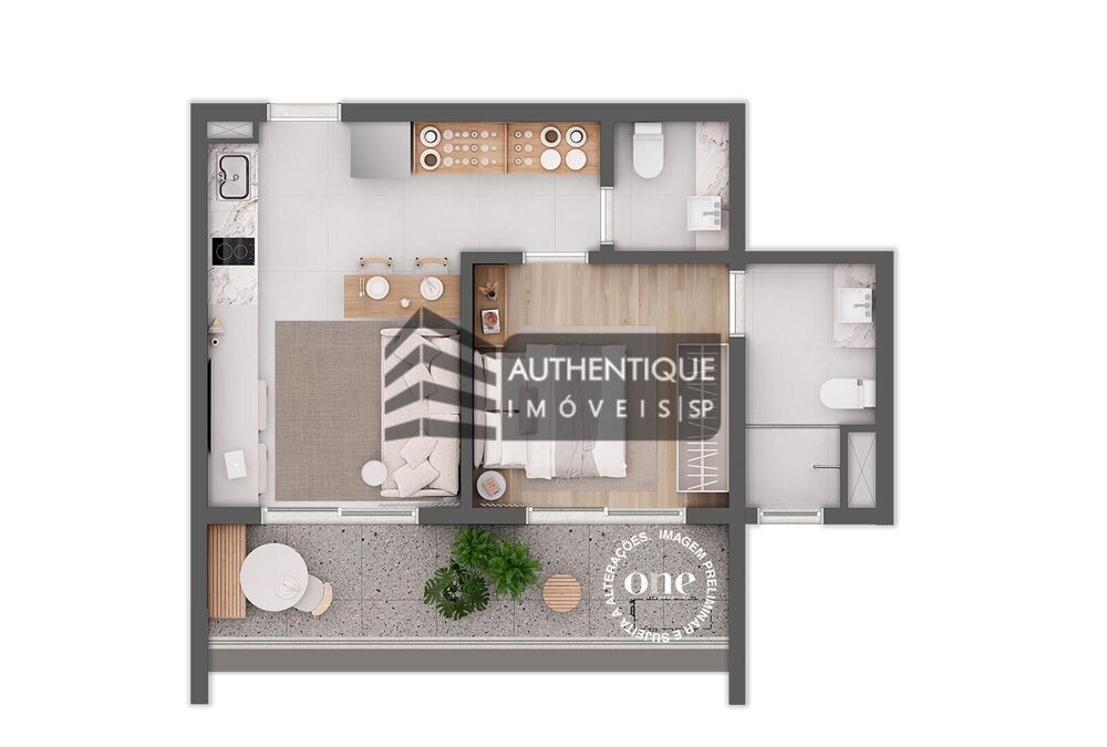 Apartamento, 1 quarto, 47 m² - Foto 4
