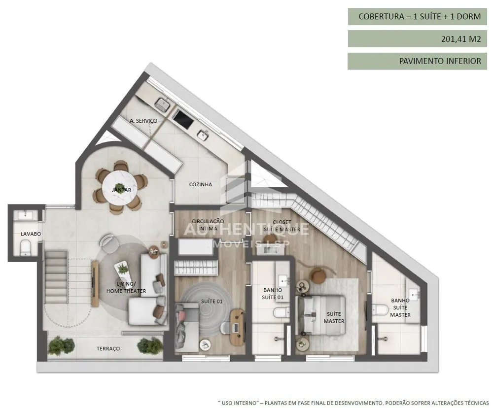 Apartamento, 2 quartos, 134 m² - Foto 10