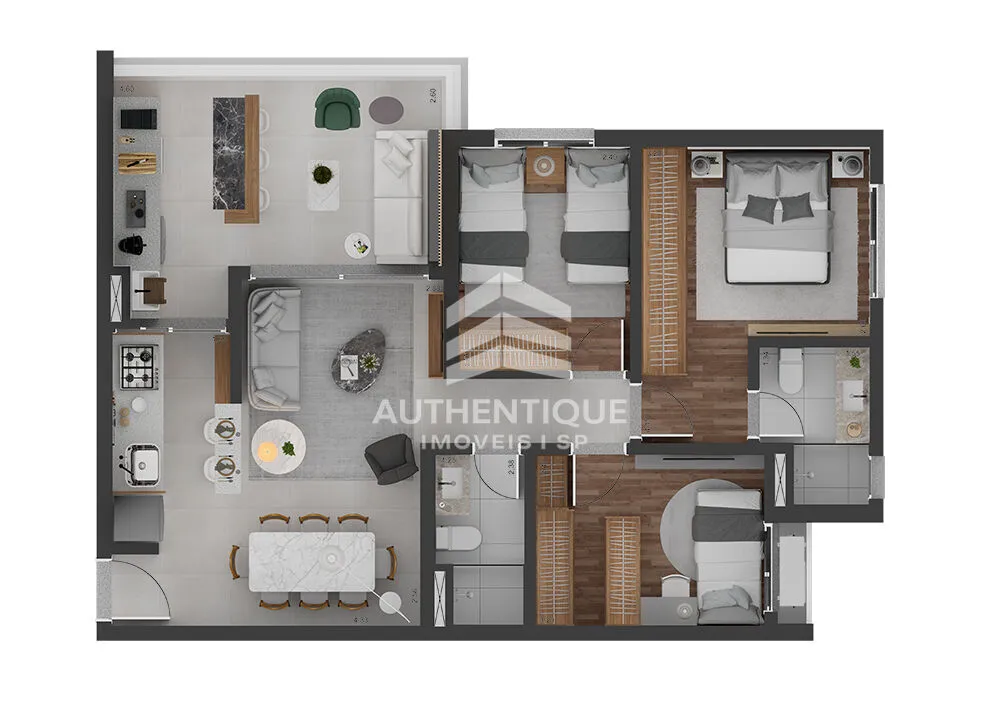 Apartamento, 2 quartos, 59 m² - Foto 17