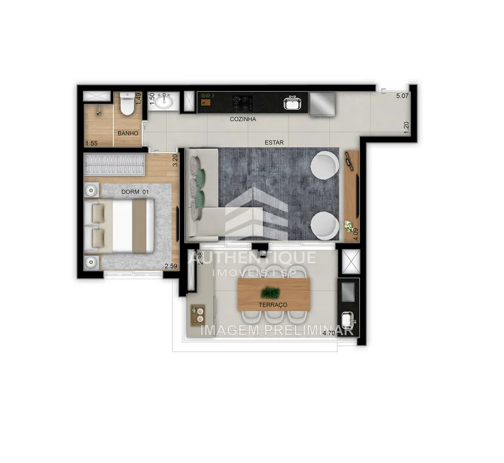 Apartamento, 3 quartos, 93 m² - Foto 6