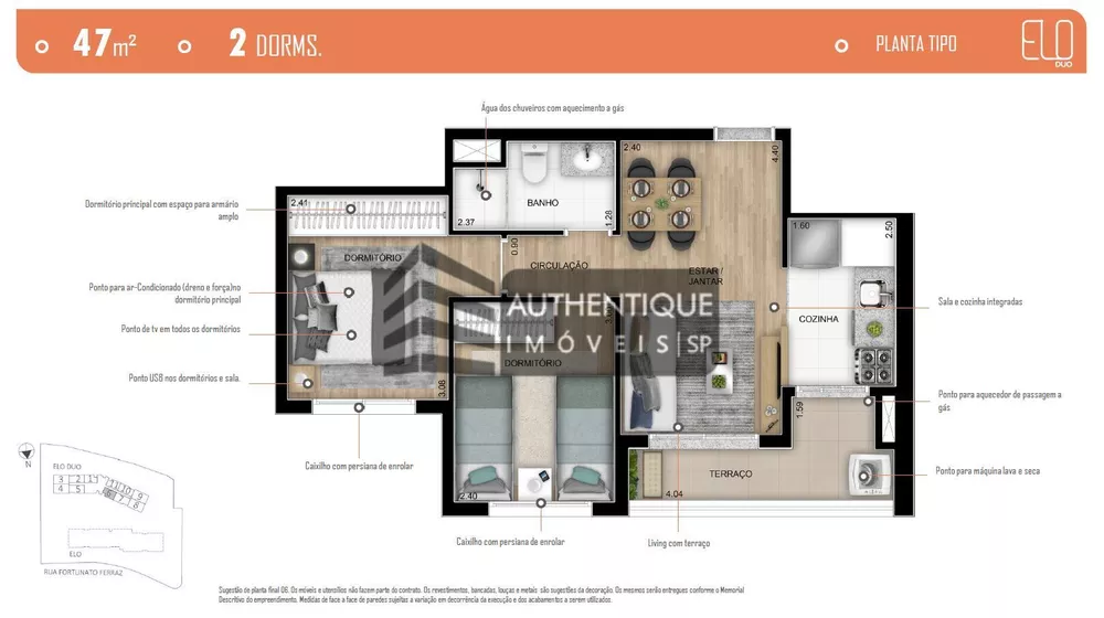 Apartamento, 2 quartos, 55 m² - Foto 30