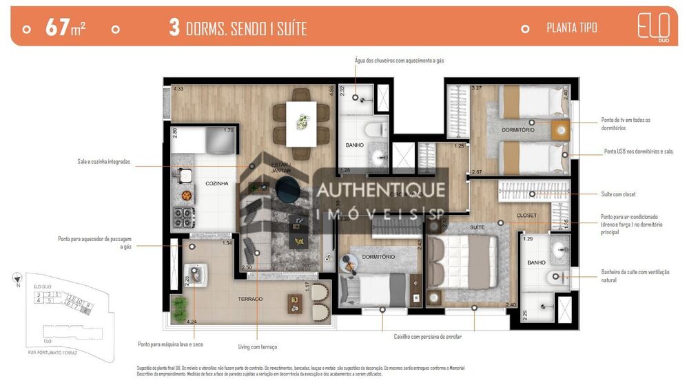 Apartamento, 2 quartos, 55 m² - Foto 32