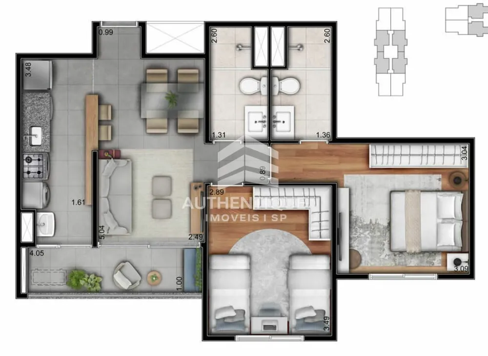 Apartamento, 3 quartos, 95 m² - Foto 11