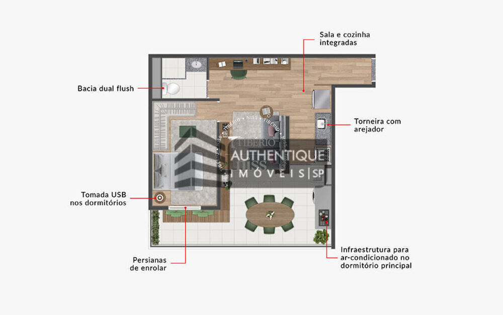 Apartamento, 3 quartos, 73 m² - Foto 2