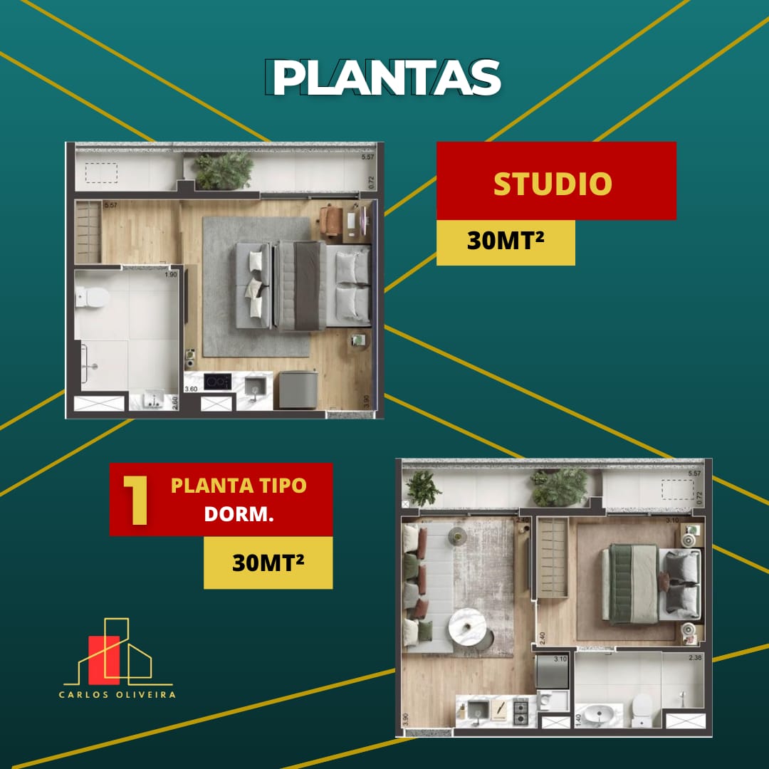 Apartamento à venda com 2 quartos, 42m² - Foto 5