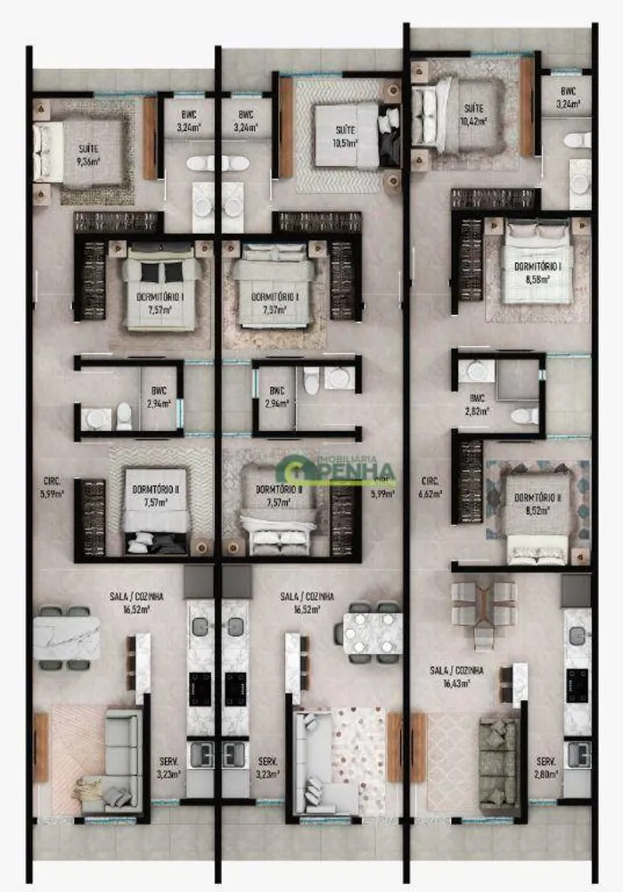 Casa, 3 quartos, 60 m² - Foto 3